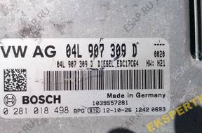 БЛОК УПРАВЛЕНИЯ ДВИГАТЕЛЕМ 04L907309D 2.0 TDI CRBC Golf 7