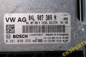 БЛОК УПРАВЛЕНИЯ ДВИГАТЕЛЕМ 04L907309N 2.0 TDI CYKB Golf 7