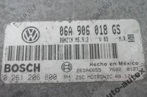 БЛОК УПРАВЛЕНИЯ ДВИГАТЕЛЕМ 06A906018GS NEW BEETLE 2.0 B GOLF