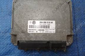 БЛОК УПРАВЛЕНИЯ ДВИГАТЕЛЕМ 06A906019AK VW GOLF IV BORA