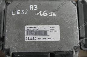 БЛОК УПРАВЛЕНИЯ ДВИГАТЕЛЕМ 06A906019D AUDI A3 1.6 SR SIEMENS