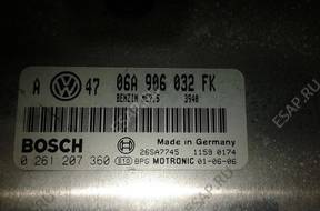 БЛОК УПРАВЛЕНИЯ ДВИГАТЕЛЕМ 06A906032FK BOSCH VW SKODA