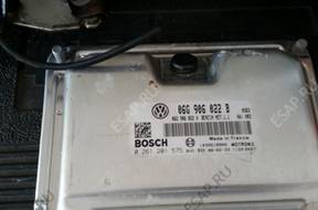 БЛОК УПРАВЛЕНИЯ ДВИГАТЕЛЕМ 06G906022B CNG 02612015+ЗАМОК ЗАЖИГАНИЯ