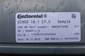 БЛОК УПРАВЛЕНИЯ ДВИГАТЕЛЕМ 06K907425B AUDI A3 2.0 TFSI CHH