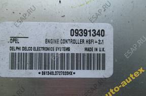 БЛОК УПРАВЛЕНИЯ ДВИГАТЕЛЕМ 09391340 1.6 16V OPEL ASTRA II G