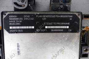БЛОК УПРАВЛЕНИЯ ДВИГАТЕЛЕМ 1,9 9639587680 PEUGEOT 206 98-03 год,