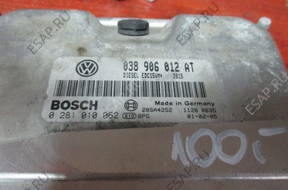 БЛОК УПРАВЛЕНИЯ ДВИГАТЕЛЕМ 1,9 TDI 038906012AT 0281010062