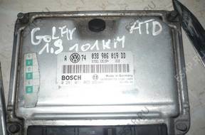 БЛОК УПРАВЛЕНИЯ ДВИГАТЕЛЕМ 1,9 TDI 101 KM VW GOLF AUDI A3