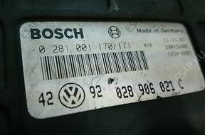 БЛОК УПРАВЛЕНИЯ ДВИГАТЕЛЕМ 1,9TDI 90KM 1Z Golf Passat