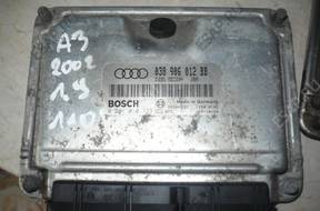 БЛОК УПРАВЛЕНИЯ ДВИГАТЕЛЕМ 1,9TDI AUDI A3 GOLF4 038906012BB