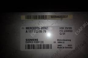 БЛОК УПРАВЛЕНИЯ ДВИГАТЕЛЕМ 1111530679 Mercedes C 202 Clk 208