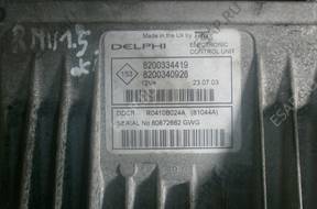 БЛОК УПРАВЛЕНИЯ   ДВИГАТЕЛЕМ 1.5 DCI 8200334419