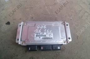 БЛОК УПРАВЛЕНИЯ ДВИГАТЕЛЕМ 1.6 16v Peugeot 206 307 Krakw