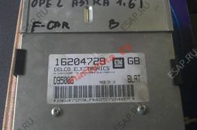 БЛОК УПРАВЛЕНИЯ ДВИГАТЕЛЕМ 16204729 GM OPEL ASTRA 1.6