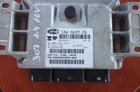 БЛОК УПРАВЛЕНИЯ ДВИГАТЕЛЕМ 16735054 PEUGEOT 307 1.4 16V