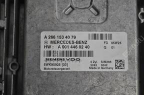 БЛОК УПРАВЛЕНИЯ ДВИГАТЕЛЕМ 1.7 A0014460240 B 170 W245 A W169