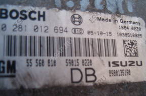 БЛОК УПРАВЛЕНИЯ ДВИГАТЕЛЕМ 1.7 CDTI 0281012694 DB