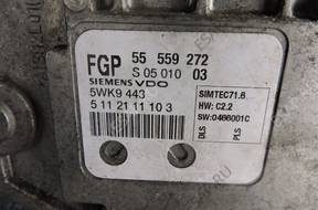 БЛОК УПРАВЛЕНИЯ ДВИГАТЕЛЕМ 1.8 Z18XE 55559272 OPEL WYSZKW