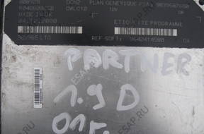БЛОК УПРАВЛЕНИЯ ДВИГАТЕЛЕМ 1.9 DW8 Peugeot Partner, Berlingo