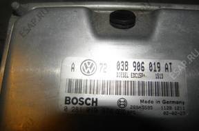 БЛОК УПРАВЛЕНИЯ ДВИГАТЕЛЕМ 1.9 TDI GOLF IV LEON 038906019AT