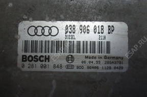 БЛОК УПРАВЛЕНИЯ ДВИГАТЕЛЕМ 1.9TDI 038906018BP