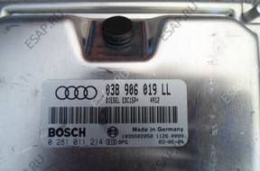 БЛОК УПРАВЛЕНИЯ   ДВИГАТЕЛЕМ 1.9TDI AWX 038906019LL