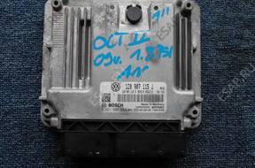 БЛОК УПРАВЛЕНИЯ   ДВИГАТЕЛЕМ 1Z0907115J OCTAVIA II