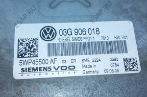 БЛОК УПРАВЛЕНИЯ ДВИГАТЕЛЕМ 2,0TDI BKP 03G906018 VW PASSAT B6