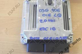 БЛОК УПРАВЛЕНИЯ ДВИГАТЕЛЕМ 2.0 TDI 03G906016LQ 0281013887