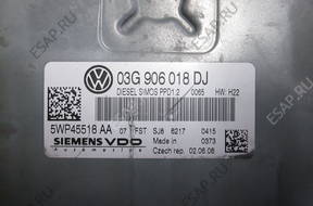 БЛОК УПРАВЛЕНИЯ ДВИГАТЕЛЕМ  2.0 TDI  03G906018DJ