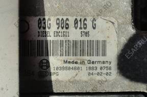 БЛОК УПРАВЛЕНИЯ ДВИГАТЕЛЕМ 2.0 TDI Audi A3 8P 03G906016G