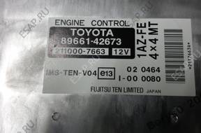 БЛОК УПРАВЛЕНИЯ ДВИГАТЕЛЕМ  2.0 VVT-I TOYOTA RAV4 00-2006 год.