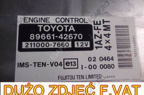 БЛОК УПРАВЛЕНИЯ ДВИГАТЕЛЕМ 2.0 VVTI TOYOTA RAV4 II 00-05