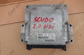 БЛОК УПРАВЛЕНИЯ   ДВИГАТЕЛЕМ 2.0HDi Scudo 0281010135