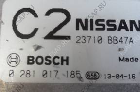БЛОК УПРАВЛЕНИЯ ДВИГАТЕЛЕМ 23710BB47A 0281017185 QASHQAI
