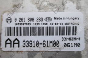 БЛОК УПРАВЛЕНИЯ   ДВИГАТЕЛЕМ 33910-61M00 0261S08263