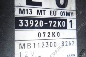БЛОК УПРАВЛЕНИЯ ДВИГАТЕЛЕМ 33920-72K0 SWIFT MK6 1.3 16V