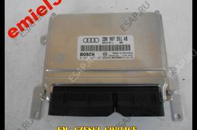 БЛОК УПРАВЛЕНИЯ  ДВИГАТЕЛЕМ  3B0907551AB 2.8 V6 A8