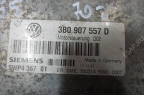 БЛОК УПРАВЛЕНИЯ   ДВИГАТЕЛЕМ 3B0907557D VW PASSAT B5