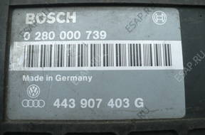 БЛОК УПРАВЛЕНИЯ ДВИГАТЕЛЕМ 443907403G SEAT TOLEDO 1.8