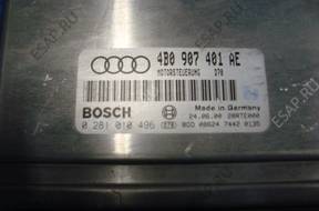 БЛОК УПРАВЛЕНИЯ ДВИГАТЕЛЕМ 4B0907401AE AUDI A6 C5 2.5 TDI