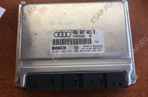 БЛОК УПРАВЛЕНИЯ   ДВИГАТЕЛЕМ 4B0907401D AUDI 2.5 TDI