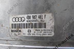 БЛОК УПРАВЛЕНИЯ ДВИГАТЕЛЕМ 4B0907401F AUDI A6 C5 2.5 TDI