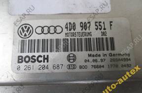 БЛОК УПРАВЛЕНИЯ ДВИГАТЕЛЕМ 4D0907551F AUDI A4 B5 VW 2.8 ACK