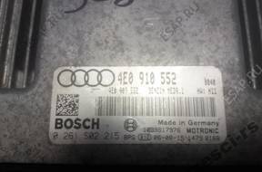 БЛОК УПРАВЛЕНИЯ ДВИГАТЕЛЕМ 5,2 FSI BSM AUDI S8 D3 4E0910552