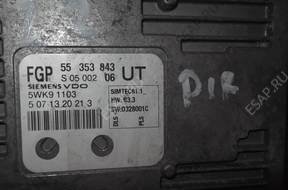 БЛОК УПРАВЛЕНИЯ   ДВИГАТЕЛЕМ 5535384306UT 2.2 DIRECT