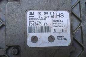 БЛОК УПРАВЛЕНИЯ ДВИГАТЕЛЕМ 55567114 ASTRA H 1.6 16V Z16XER