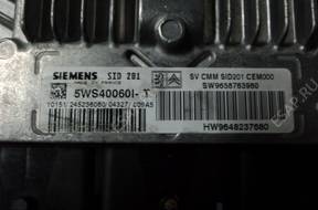 БЛОК УПРАВЛЕНИЯ   ДВИГАТЕЛЕМ 5WS400601-T 2.7 HDI