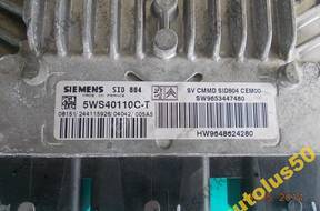 БЛОК УПРАВЛЕНИЯ   ДВИГАТЕЛЕМ 5WS40110CT SW9653447480