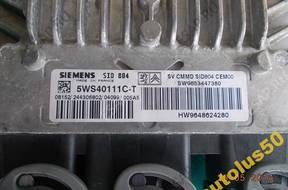 БЛОК УПРАВЛЕНИЯ   ДВИГАТЕЛЕМ 5WS40111CT SW9653447380